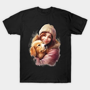 Woman with Dog, Dog Mum T-Shirt